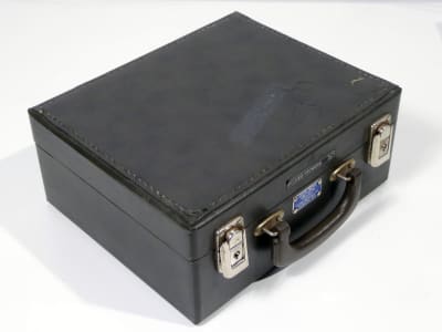 Small leatherette covered case