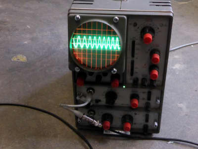 Practical period laboratory/workshop oscilloscope