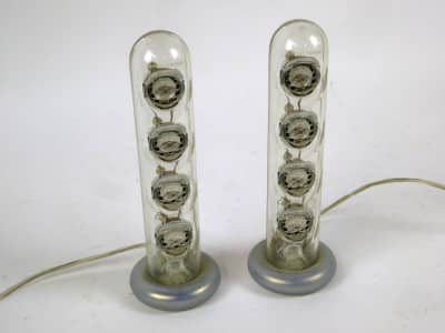 Harman Kardon small transparent cylindrical column speakers