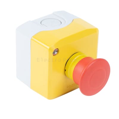 Emergency Stop. Yellow.