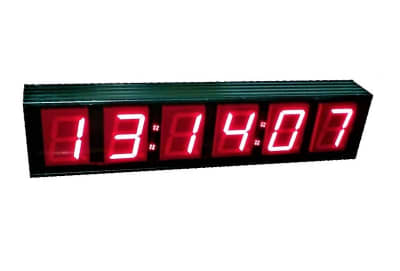 Practical film friendly 6 digit medium counter/timer/clock