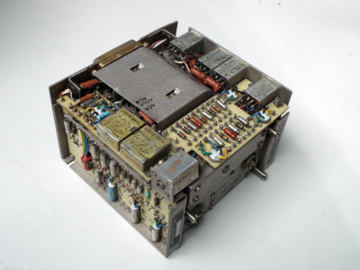 Complex 1960s military electronics block shaped assembly