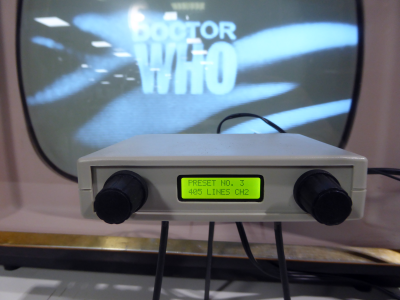 405 line TV standards converter box for vintage TVs