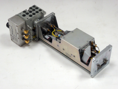 Military microwave transmitter complex looking sub-assembly