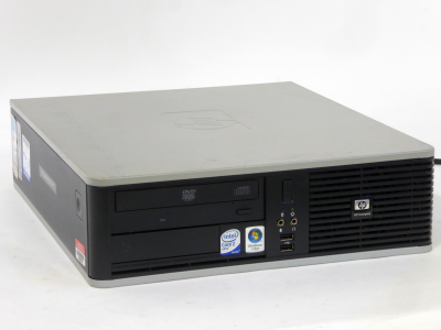 Practical HP silver & black desktop or tower PC