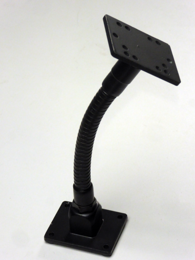 Black bendy stalk with mounting plates each end