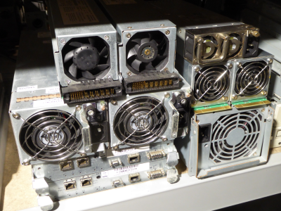 Selection of chassis mounted computer fans
