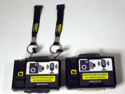 Real world shop security / shoplift prevention bodycams