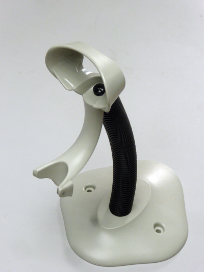Mounting cradle on bendy stalked base