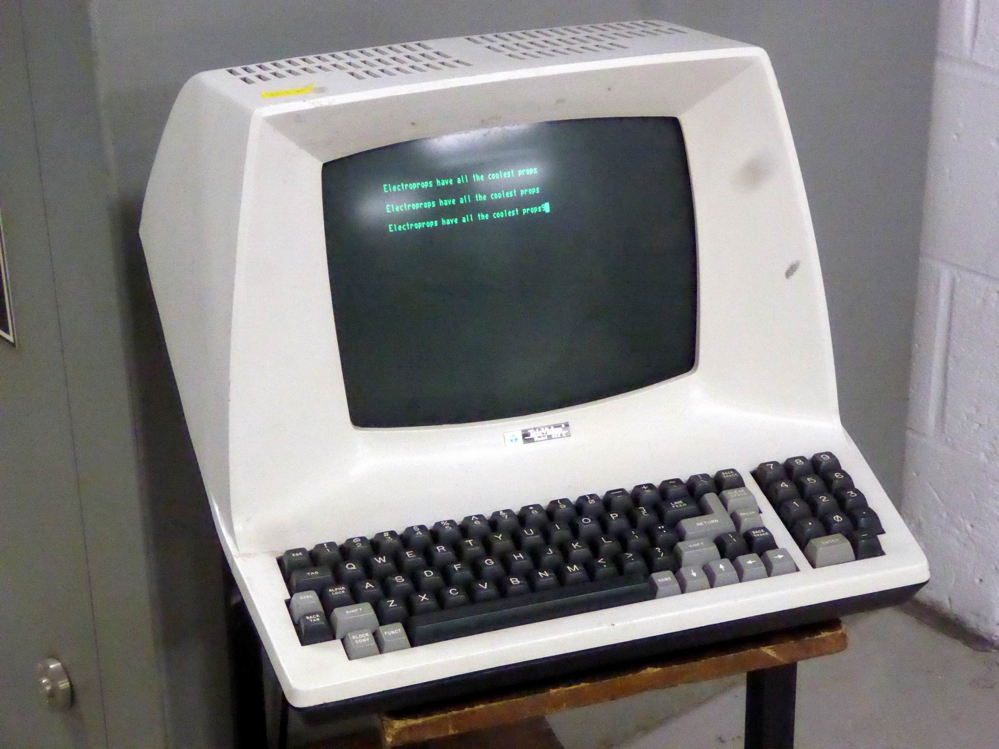 Practical VDU/computer terminal for mainframe access | Electro Props Hire