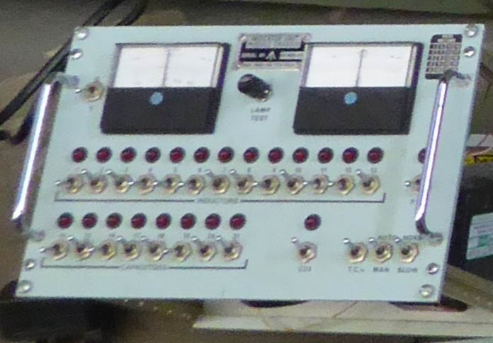 Practical Navy control panel with moving meter needles & red LEDs ...
