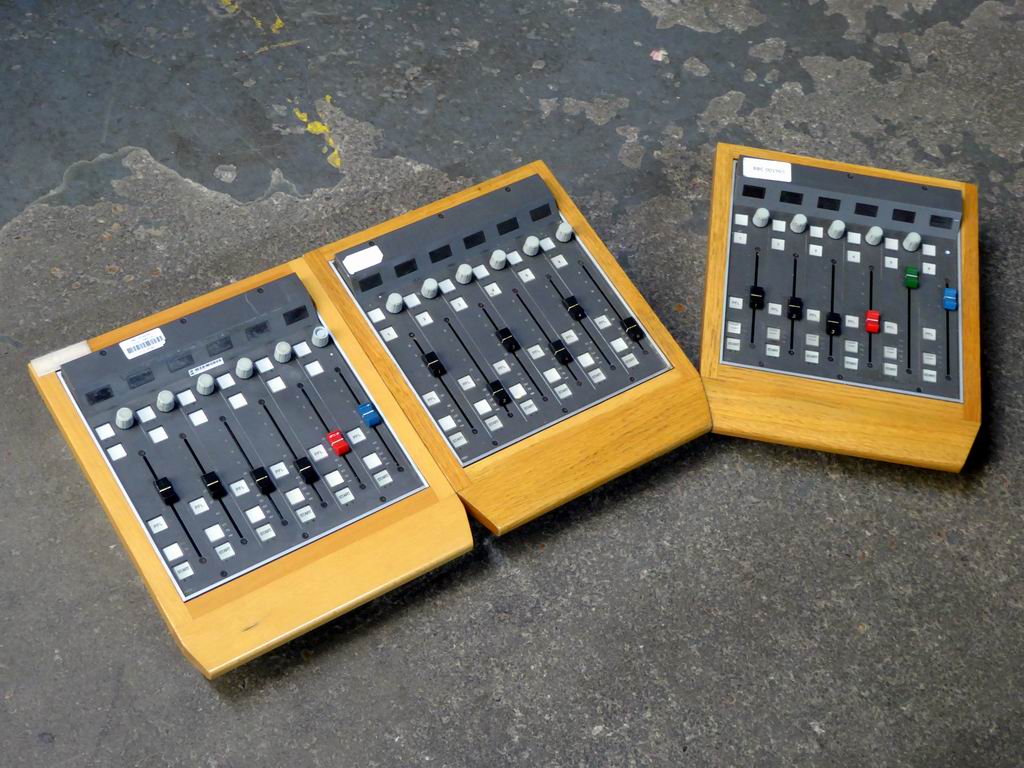 Audio mixer modules with linear faders & wood surrounds | Electro Props ...