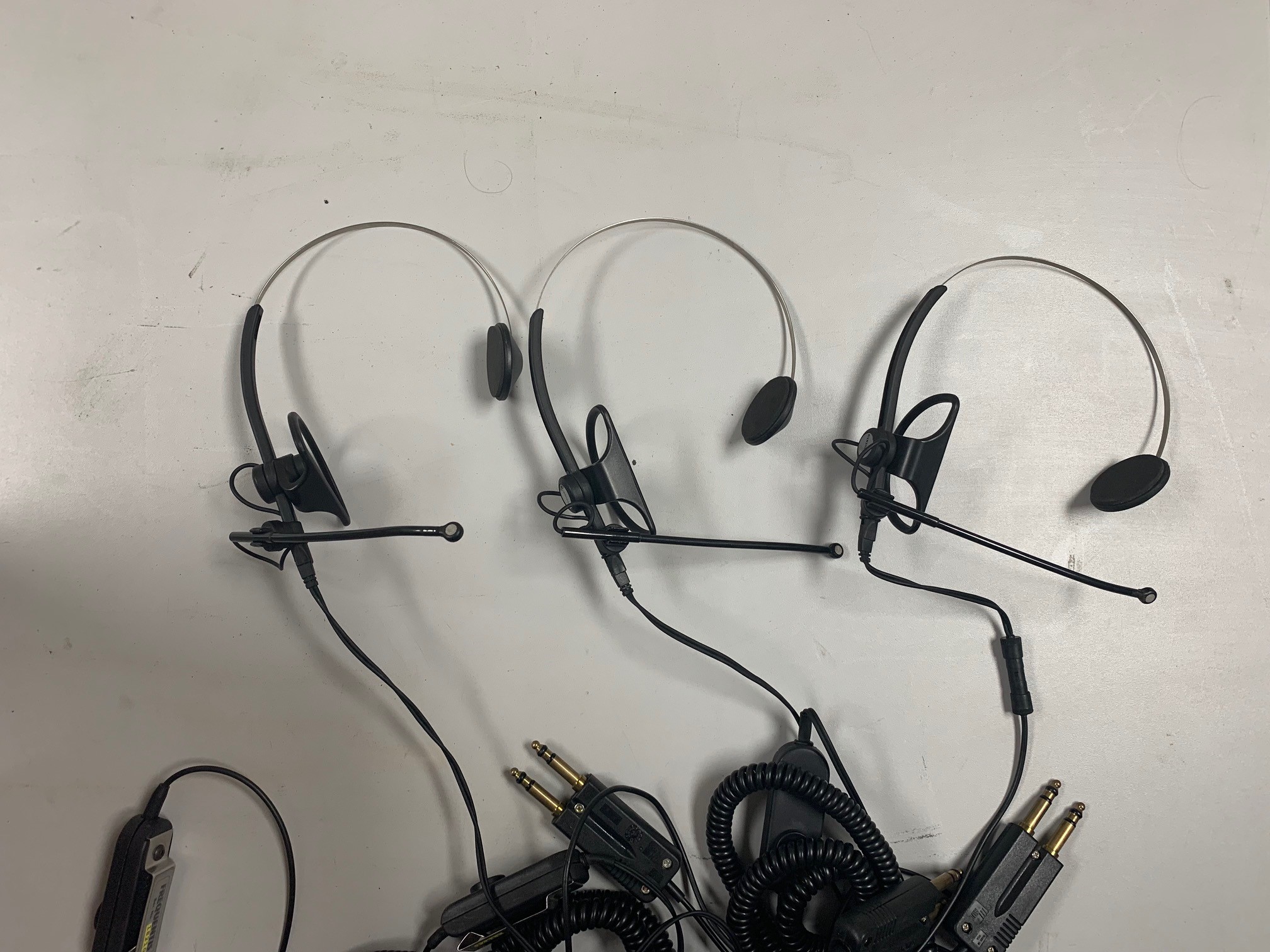 Slim pencil mic headsets Electro Props Hire