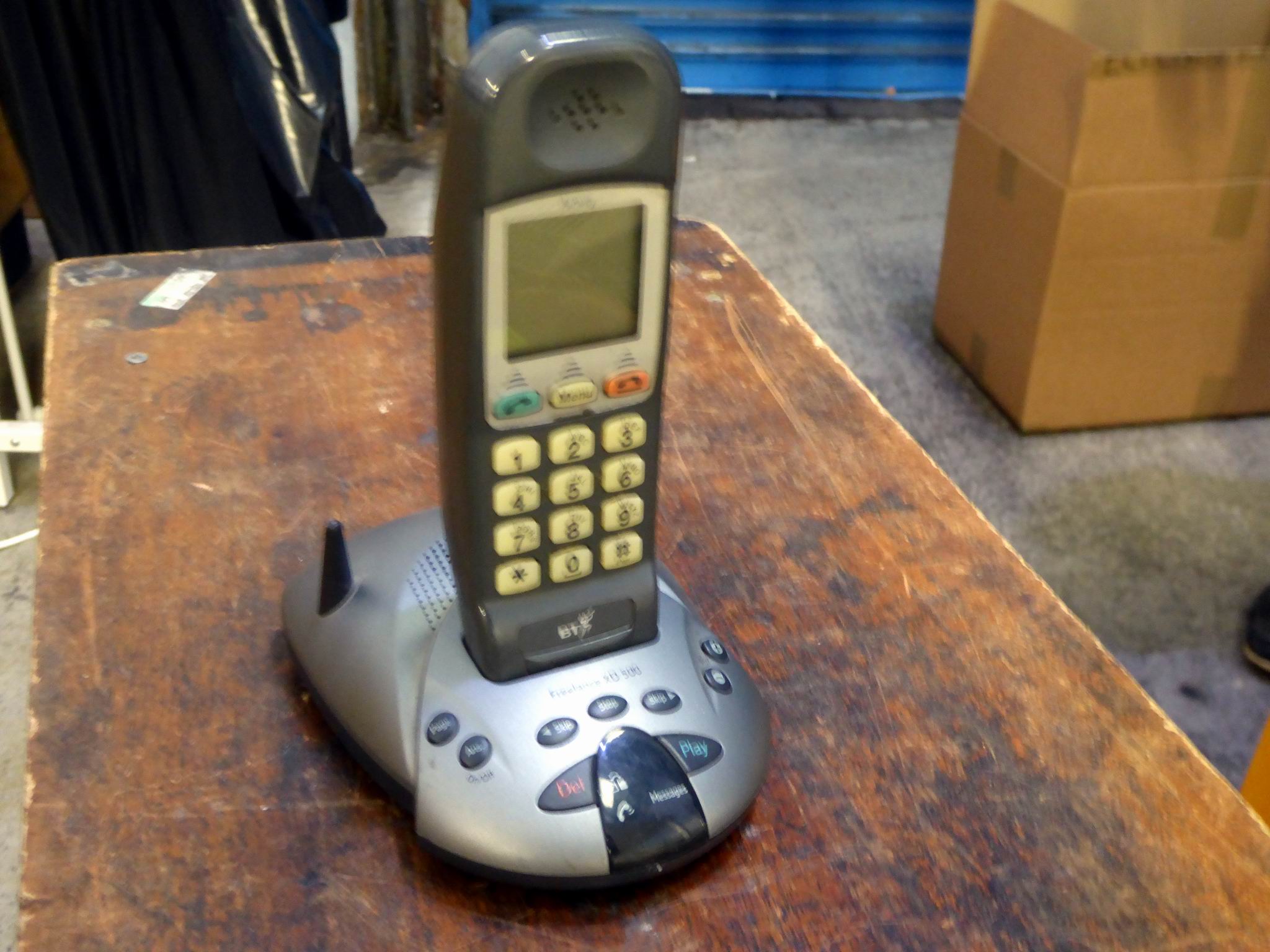 Cordless phone & base/chager Electro Props Hire