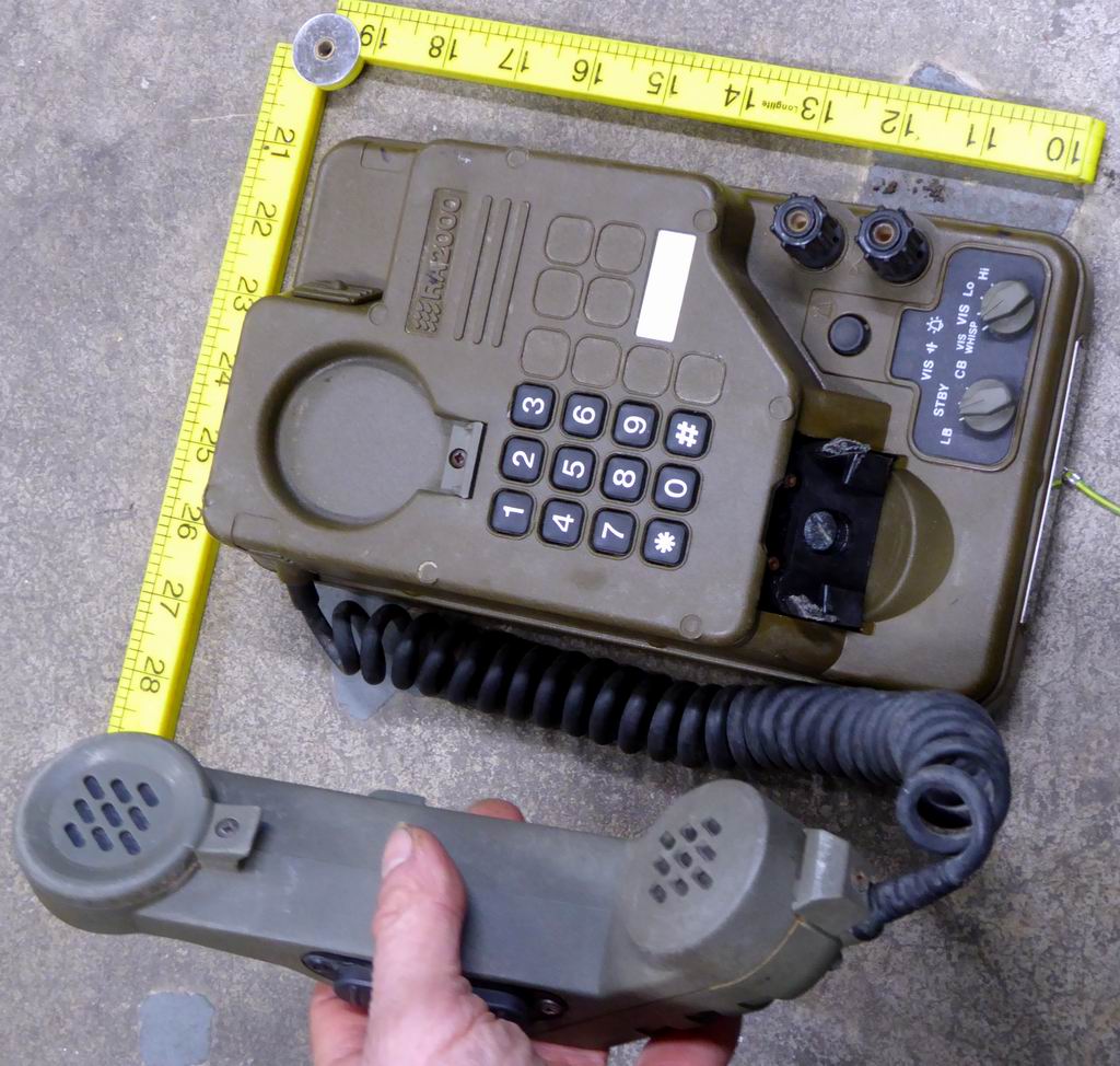 Ruggedised military/army telephone Electro Props Hire