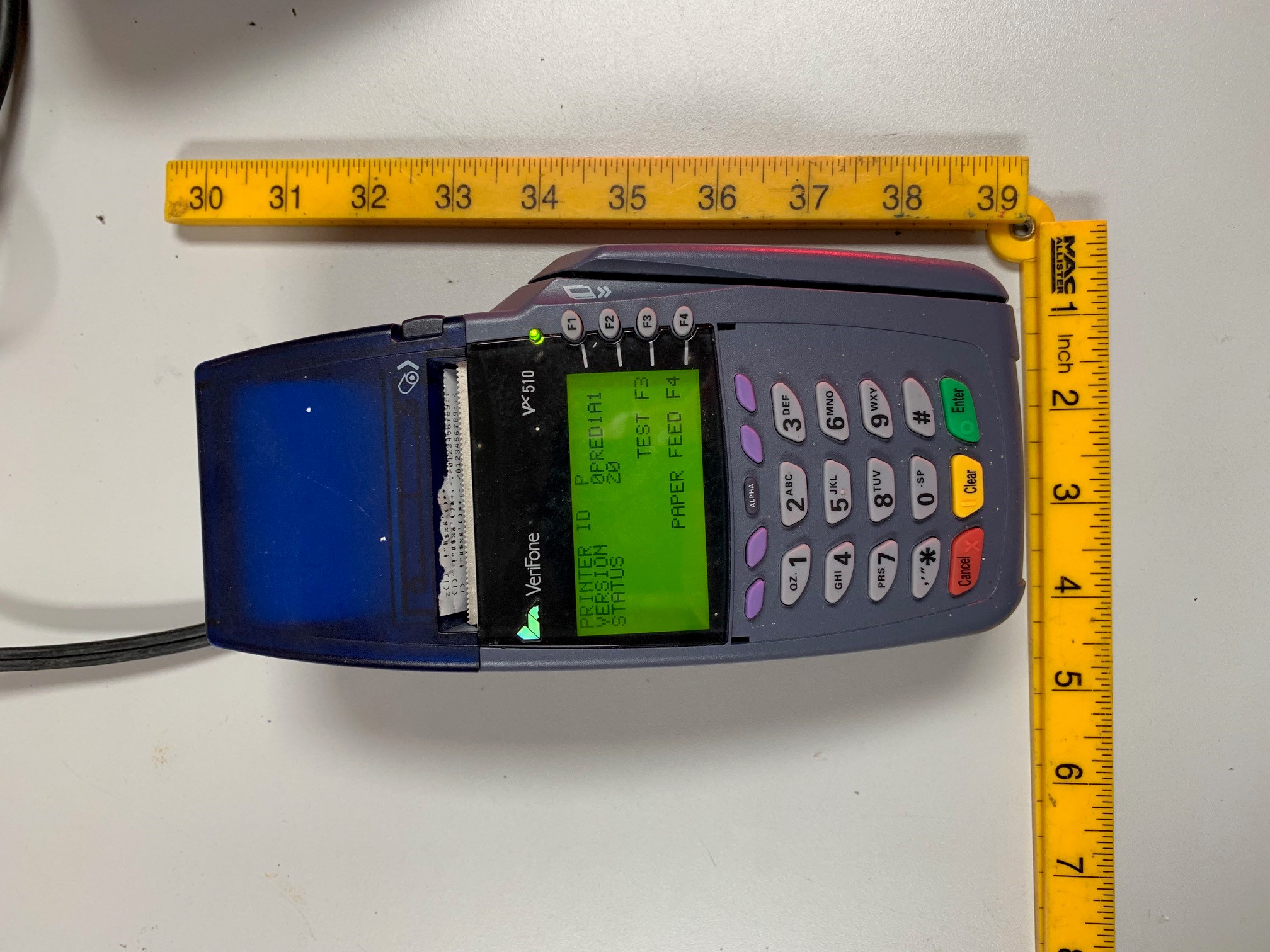 Practical chip and pin PDQ machine (Verifone VX 510) | Electro Props Hire