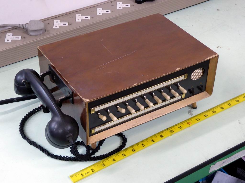 Period desktop telephone switchboard console Electro Props Hire
