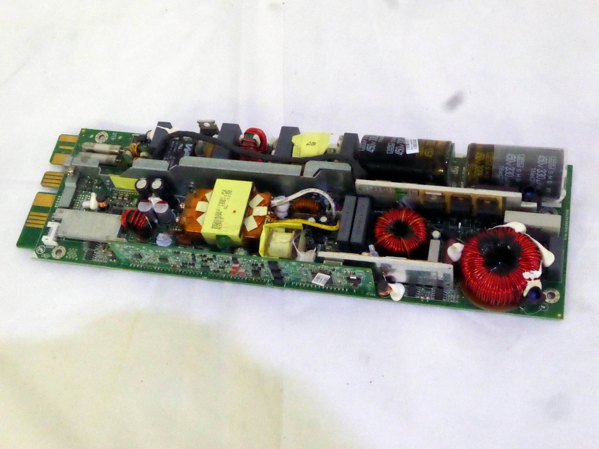 1990s server power supply PCB with scarlet wound coils Electro Props Hire