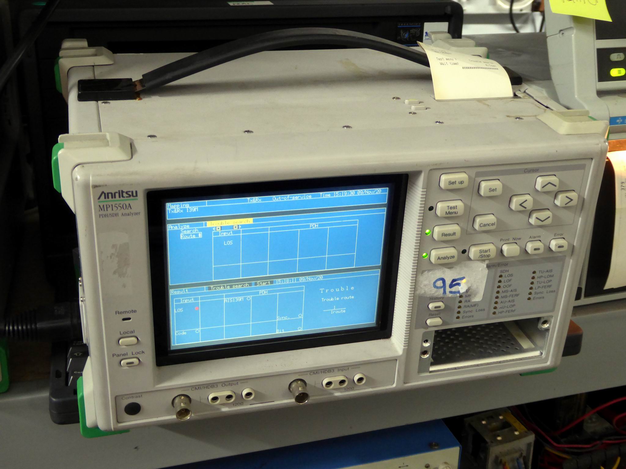 Practical Anritsu laboratory digital communications analyser Electro