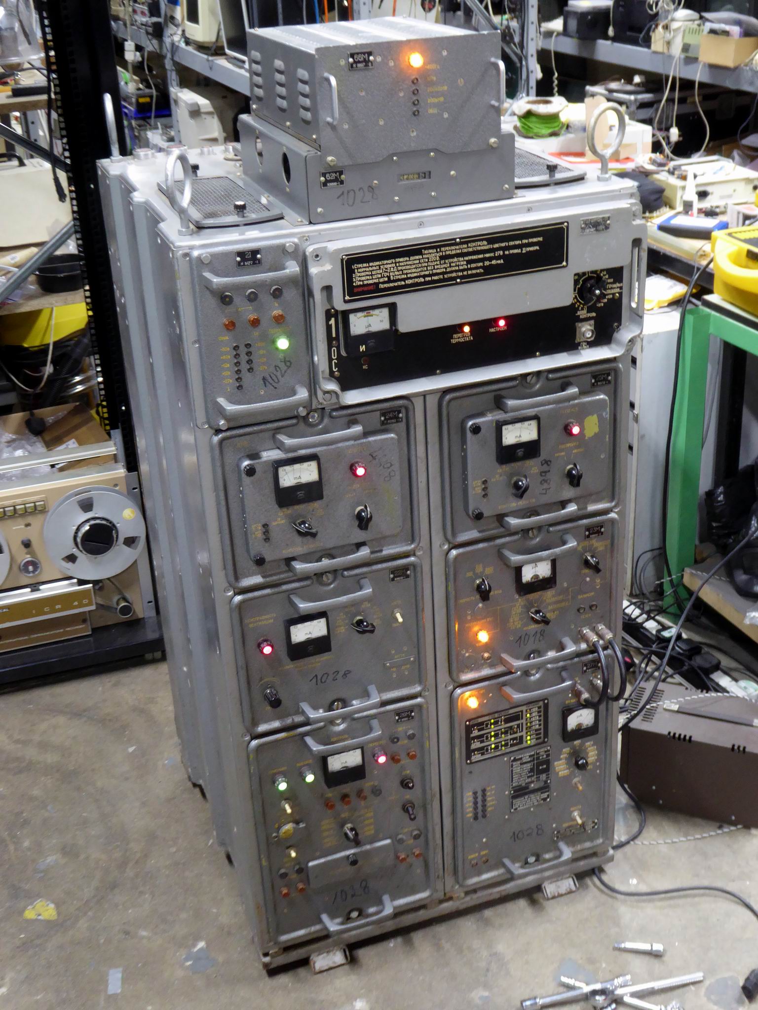 Russian/Soviet Union era cold war electronics racks | Electro Props Hire
