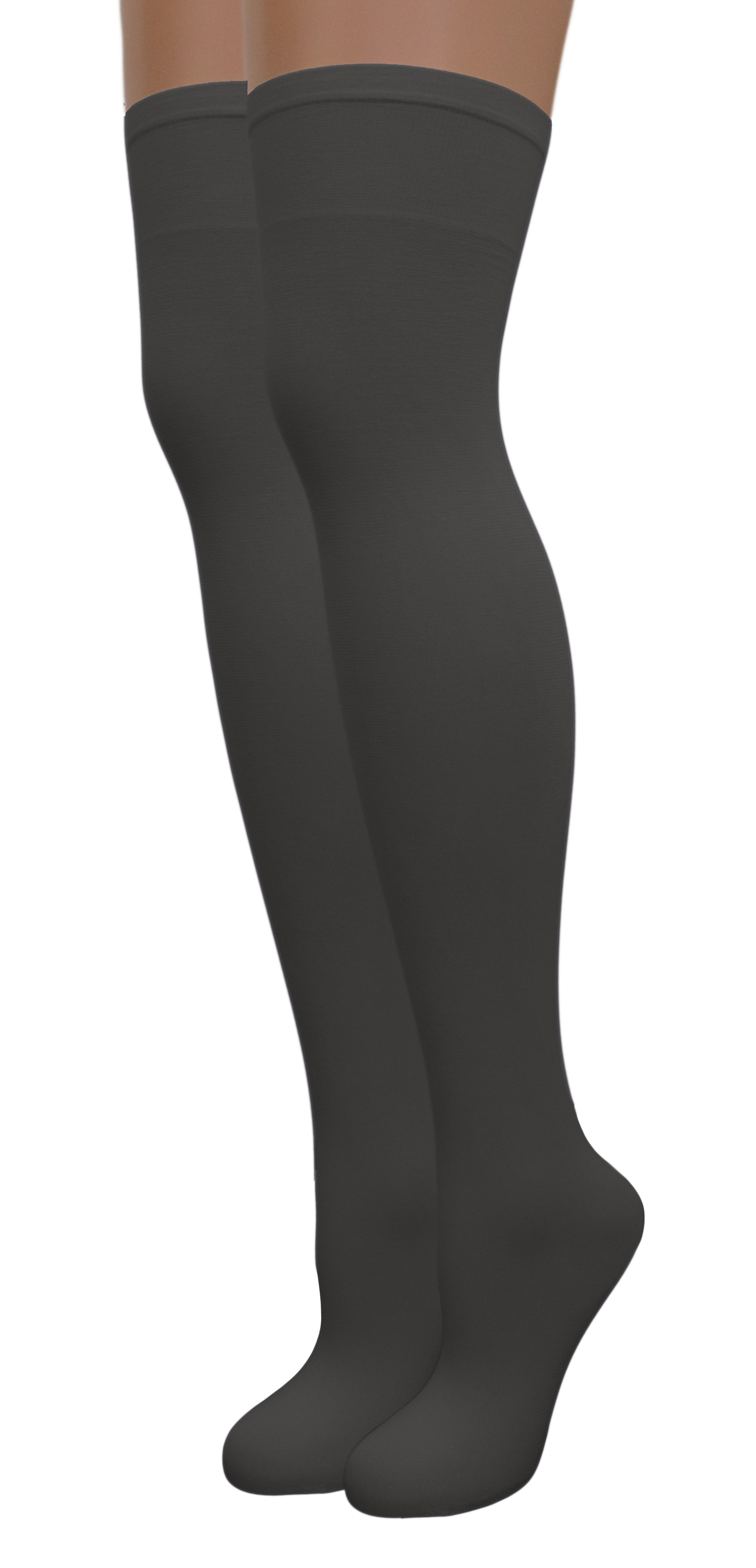 black nylon knee highs
