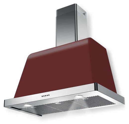 Fläkt Dolce Vita 90 cm Bordeaux röd