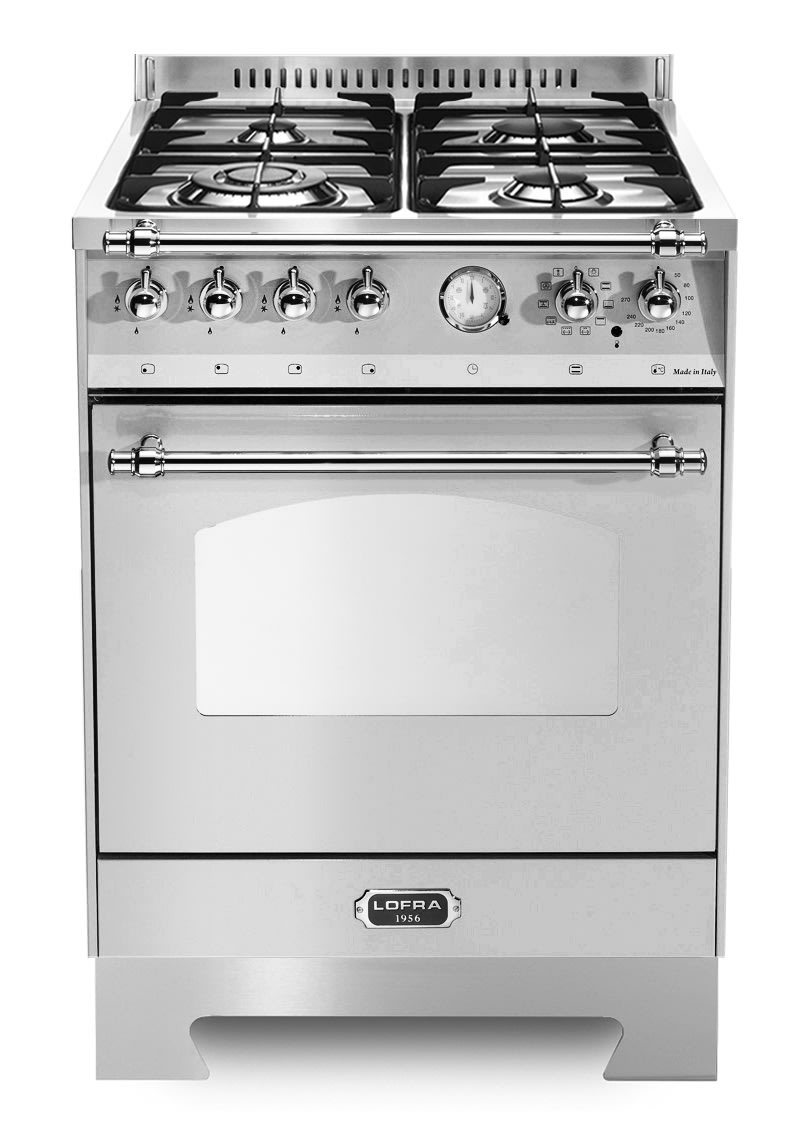 Lofra - Dolce Vita 60 cm (1 ovn) (Rustfri/Krom) Gas