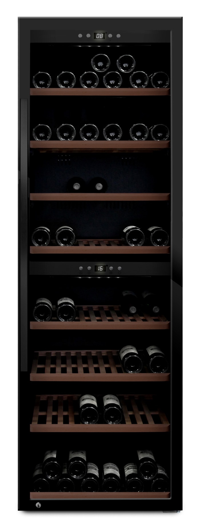 (Outlet) - Fristående vinkyl - WineExpert 180 Fullglass Black