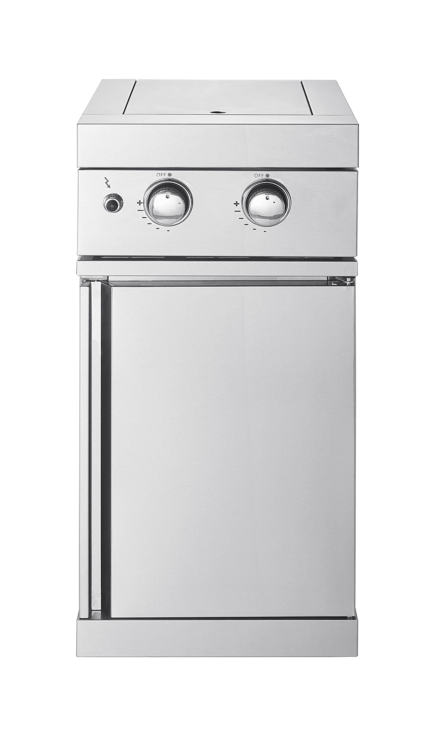 Stainless Collection - Modul med dobbelte sidebrændere