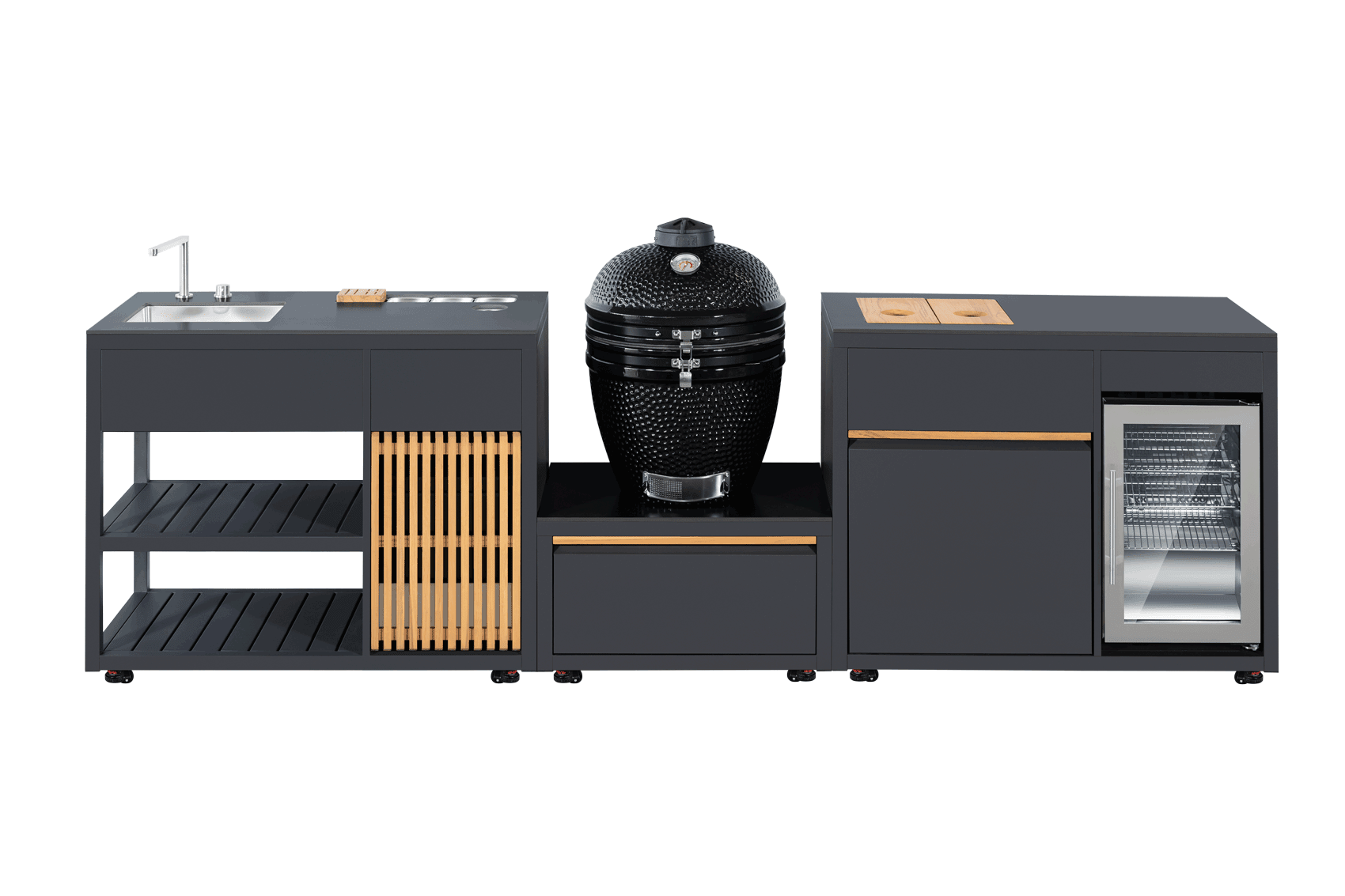 Designer Series - Fritstående udekøkken - Kamado Experience