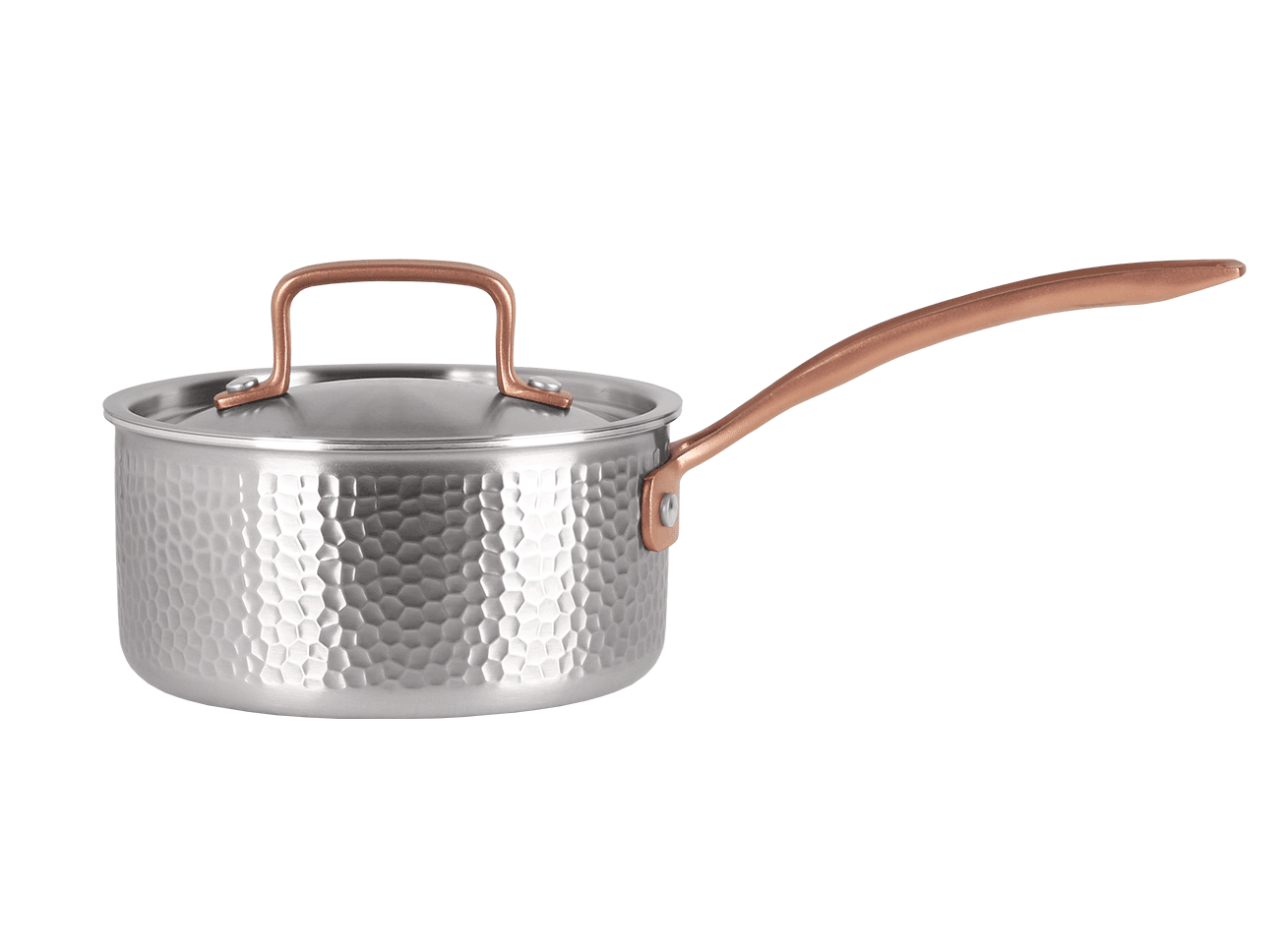 Pepper kasserolle med låg 16 cm / 1,6 liter - 100 % rustfrit stål med satinfinish