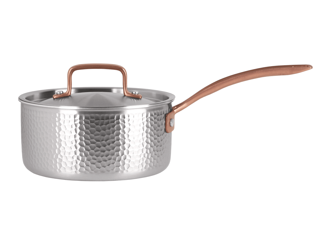 Pepper kasserolle med låg 18 cm / 2,3 liter - 100 % rustfrit stål med satinfinish