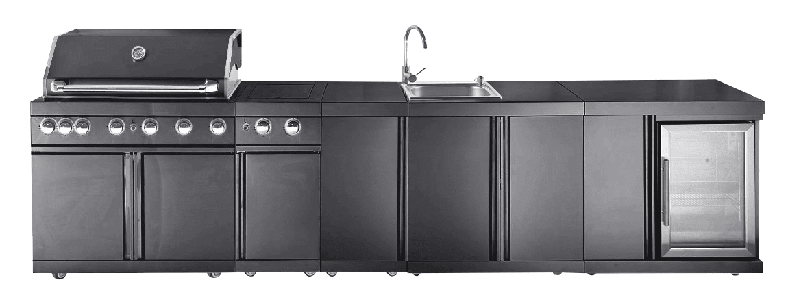 Black Collection - Fritstående udekøkken - Oregon