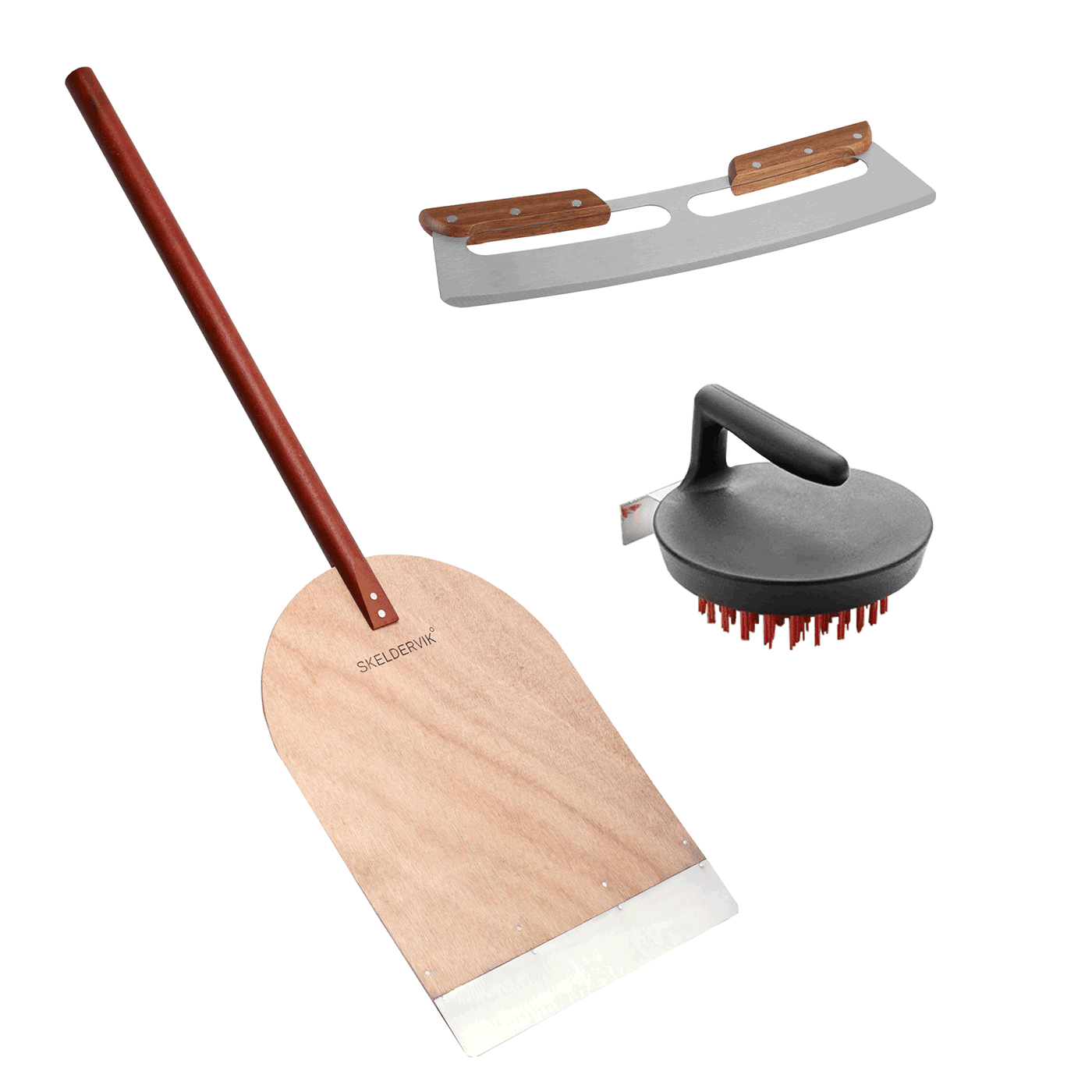 Grilltilbehør 3-delt pizzasæt