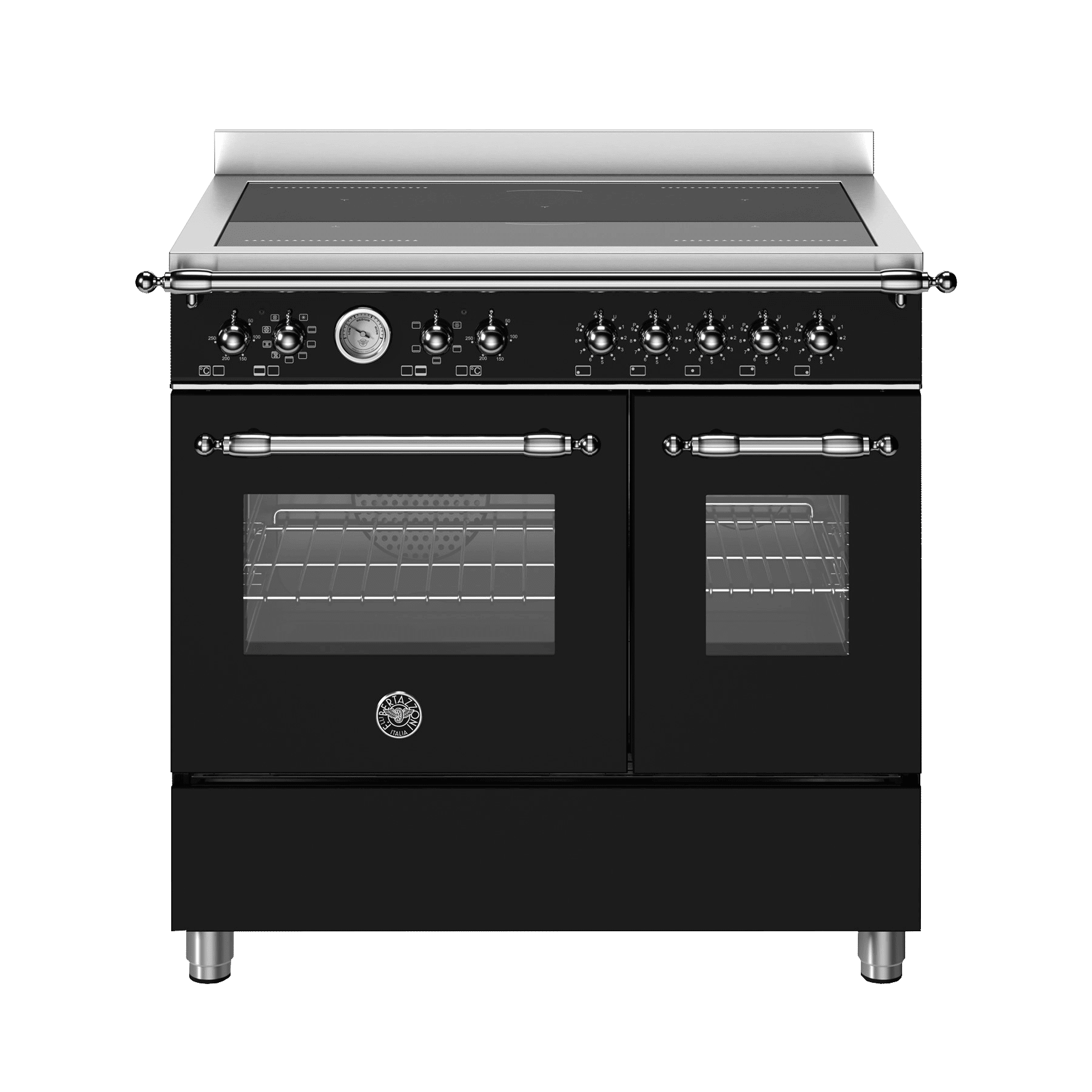 Heritage - Induktionsspis 90 cm (2 ugnar) (Svart)