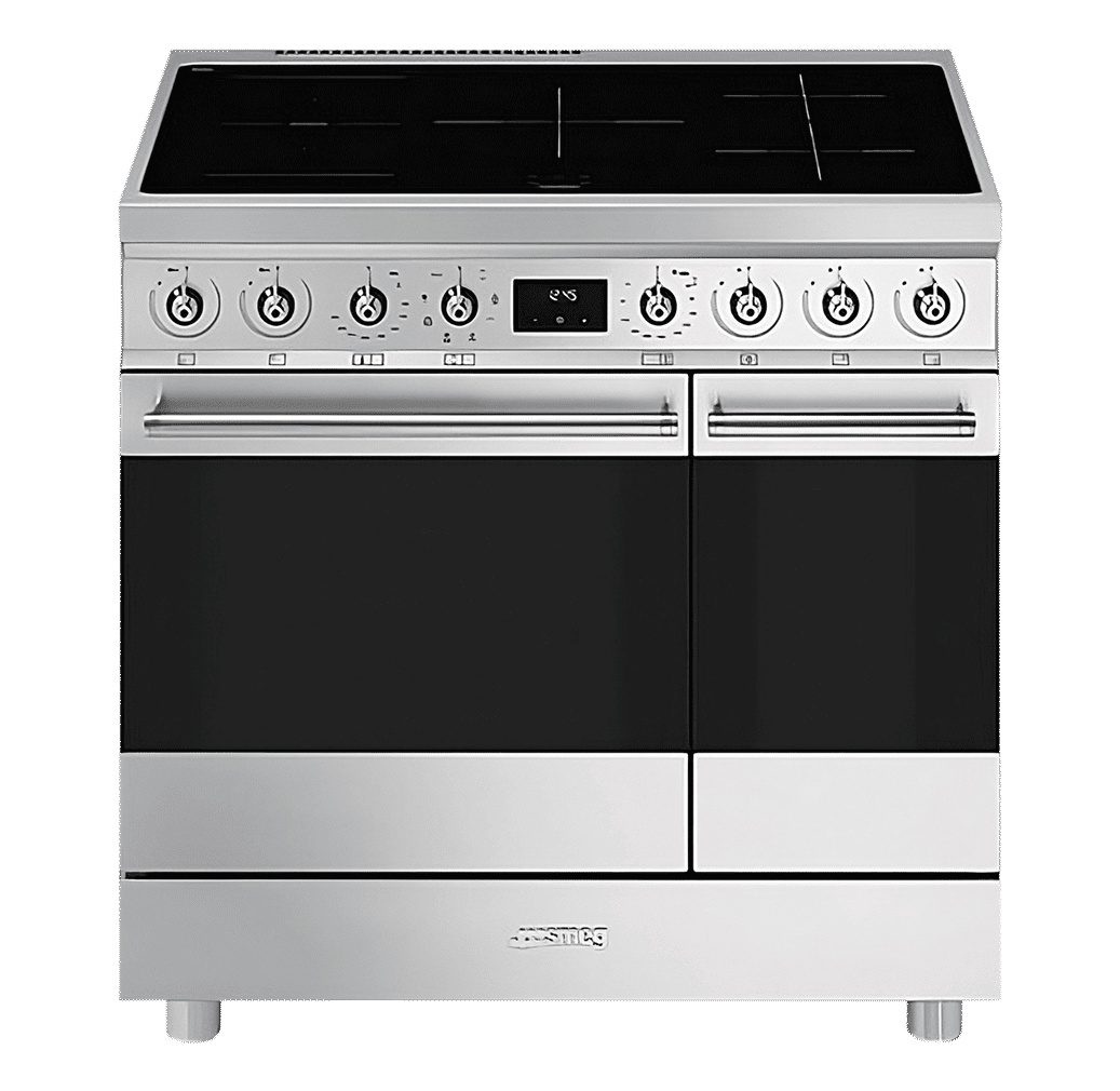 Smeg - Symphony 90 cm (2 oven) (Stainless) Induction - C92IMX2