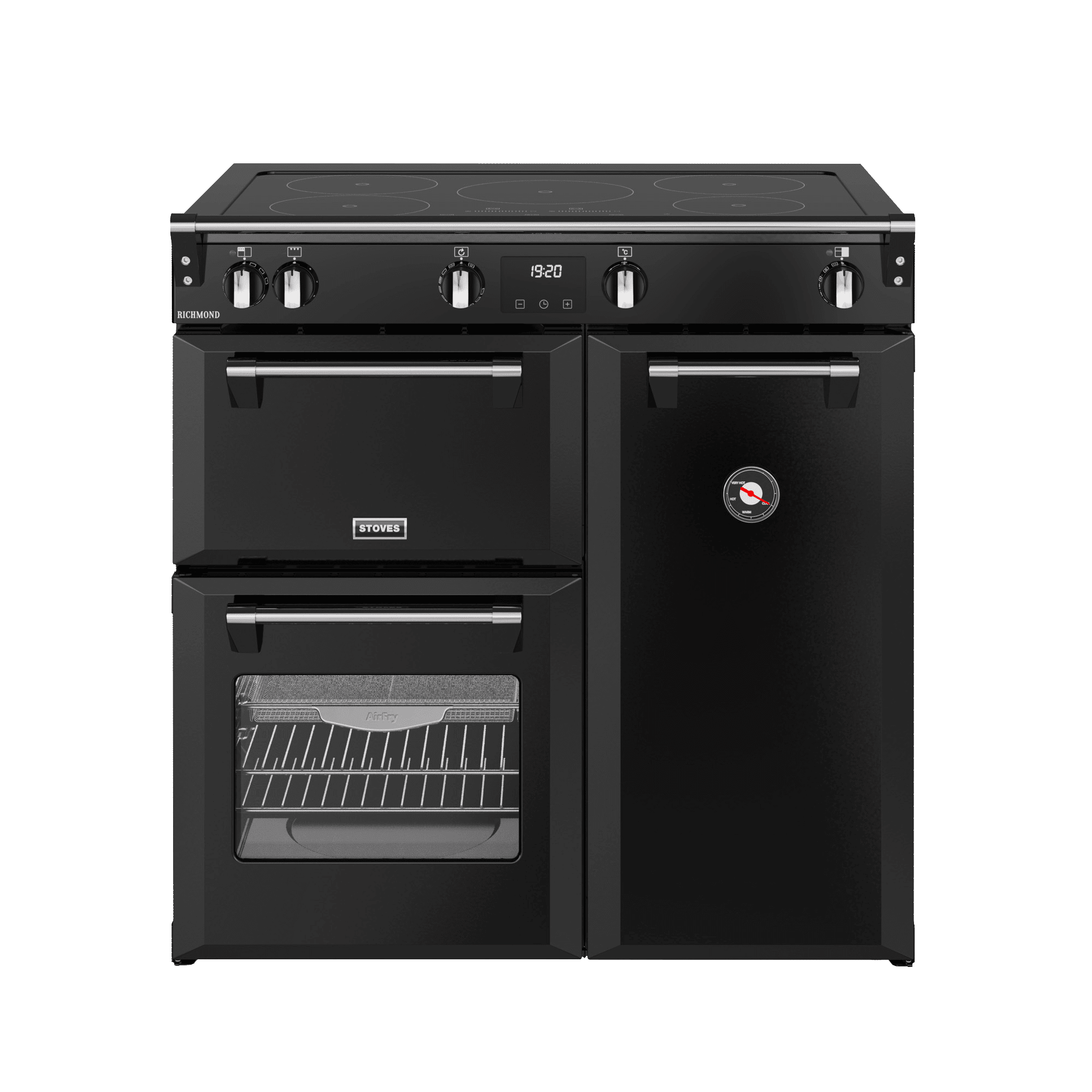 Richmond - Induktionsspis 90 cm (3 ugnar) (Svart)