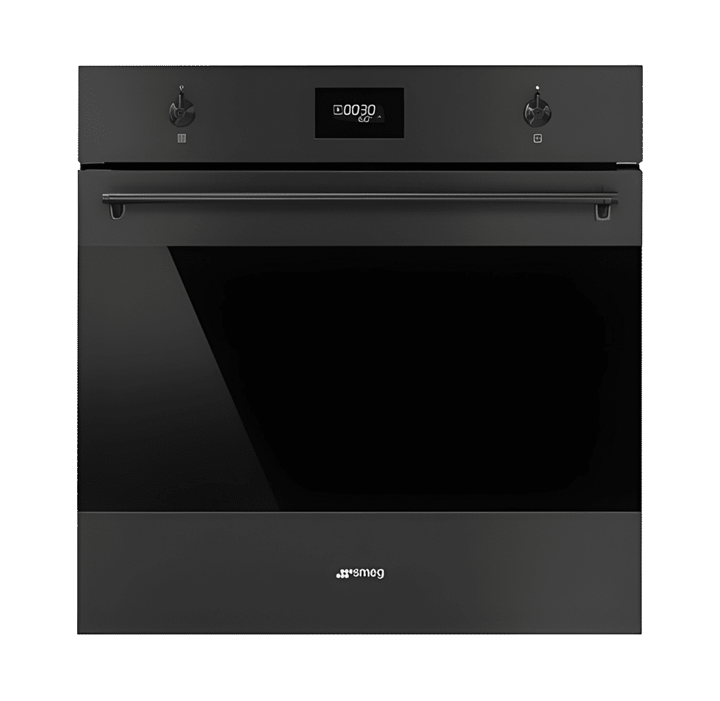 Smeg inbyggd ugn 60 cm svart - SF6301TN Classic