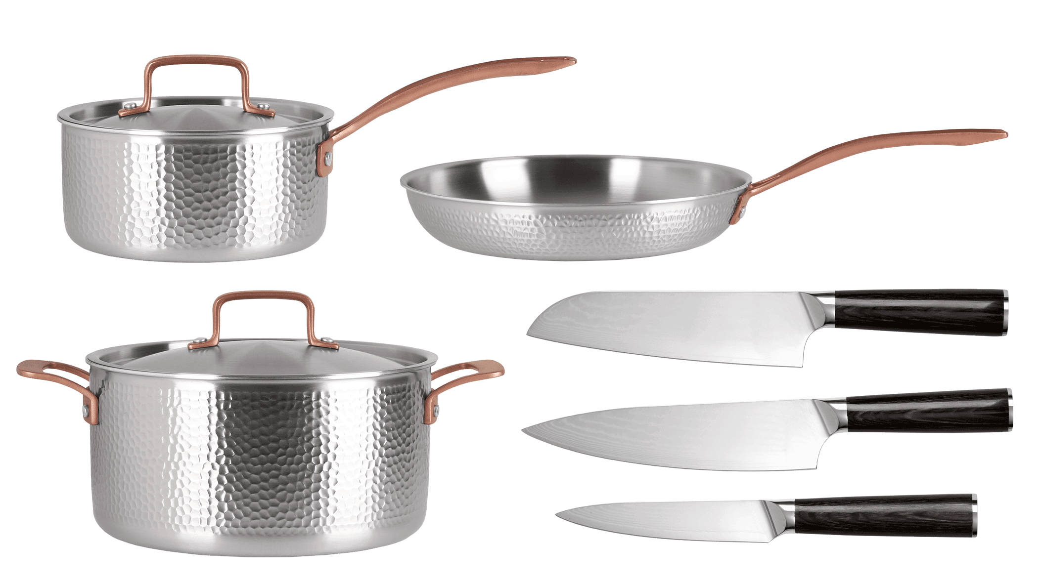 Grydesæt 6 dele - The Creator Rustfri