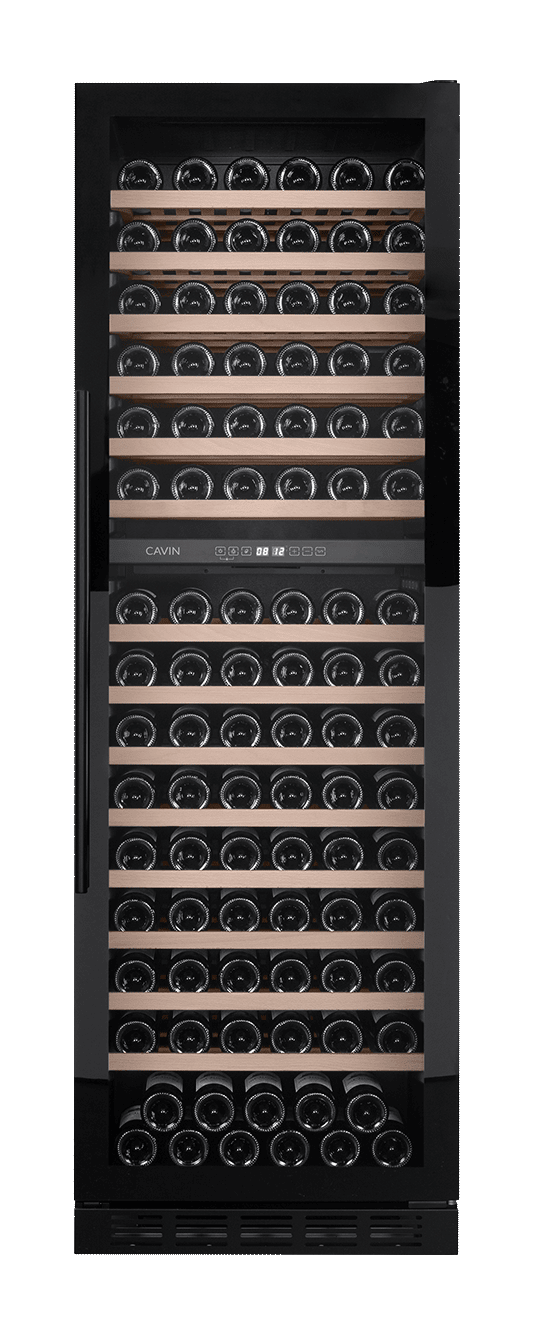 Vinkøleskab til indbygning - Arctic Collection 151D Fullglass black