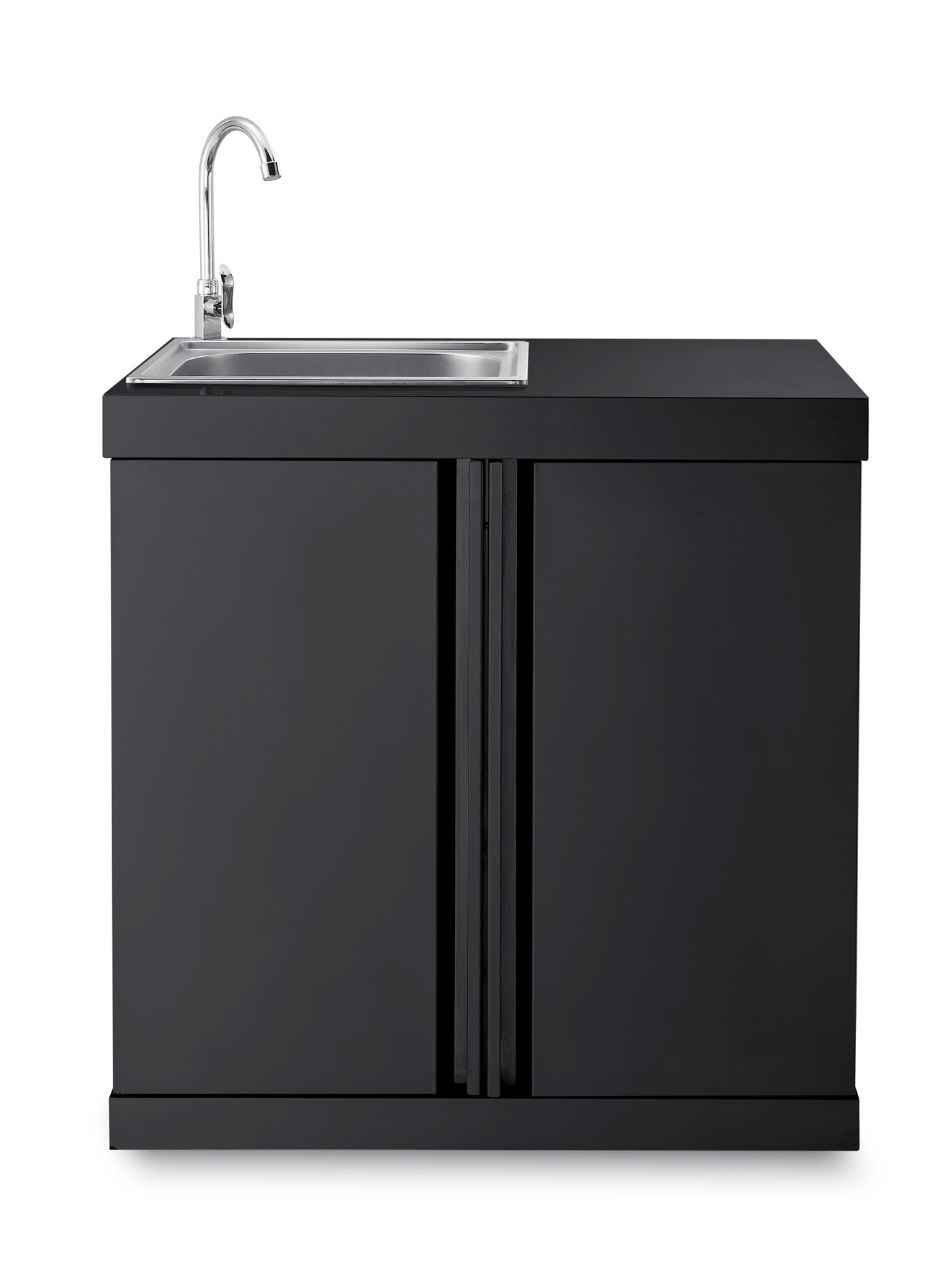 (Outlet) - Black Collection - Modul med diskbänk och förvaringsskåp