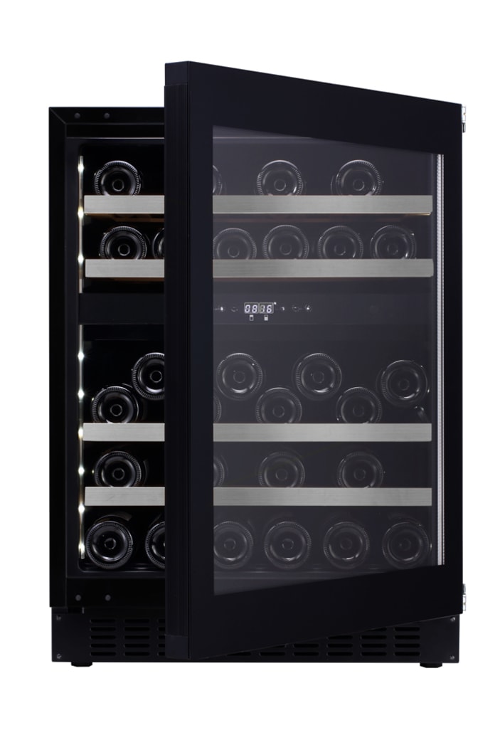 Innbyggbart vinskap - WineCave Exclusive 60D Push/Pull 