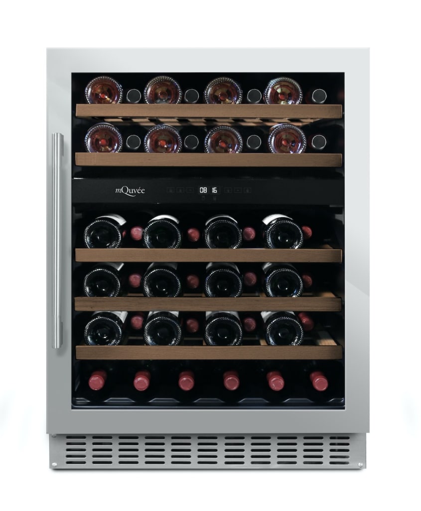 Innbyggbart vinskap - WineCave 60D Stainless 