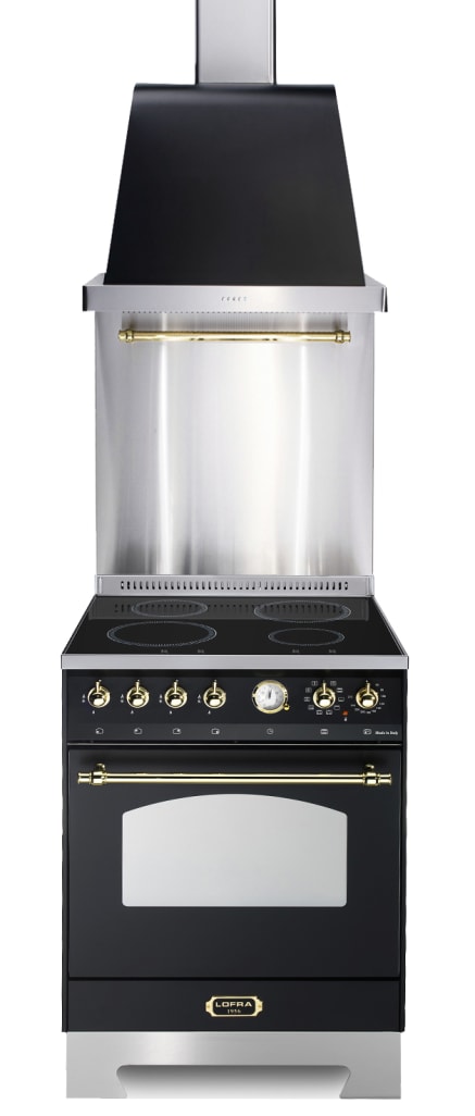 Range cooker - Dolce Vita 60 cm (1 oven) (Black/Brassed) Induction