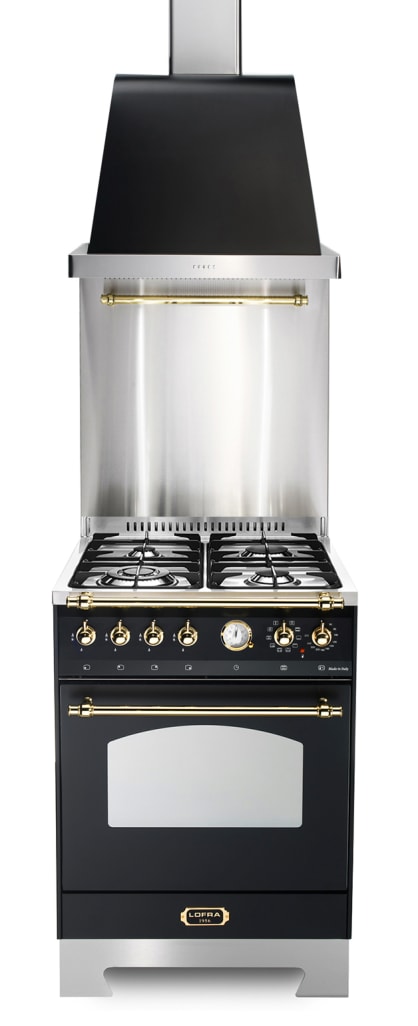 Kitchen Package - Lofra Dolce Vita 60 cm (Cooker + Dishwasher + Refrigerator + Extractor hood + Splashback) Gas