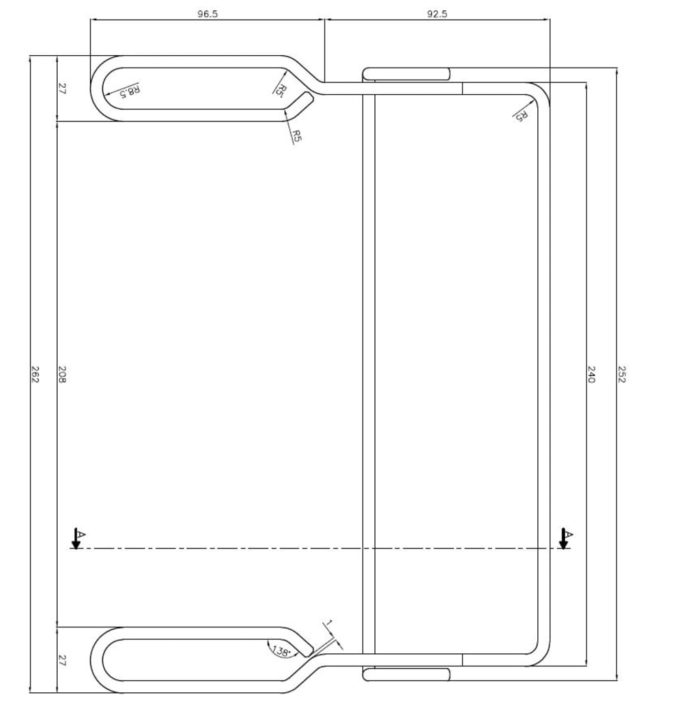 Griff für Backblech Dolce Vita 60 cm