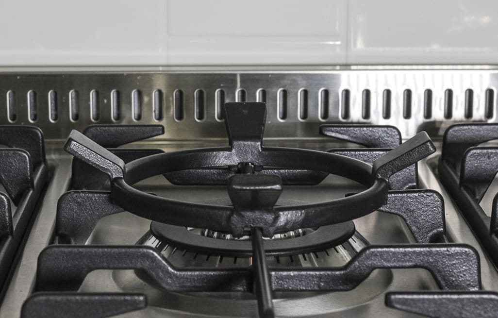 Cooker package Black/Brassed - Dolce Vita 120cm gas/ceramic (cooker + ventilator + splash guards)