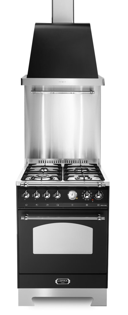 Herd - Dolce Vita 60 cm (1 Backofen) (Schwarz/Chrom) Gas