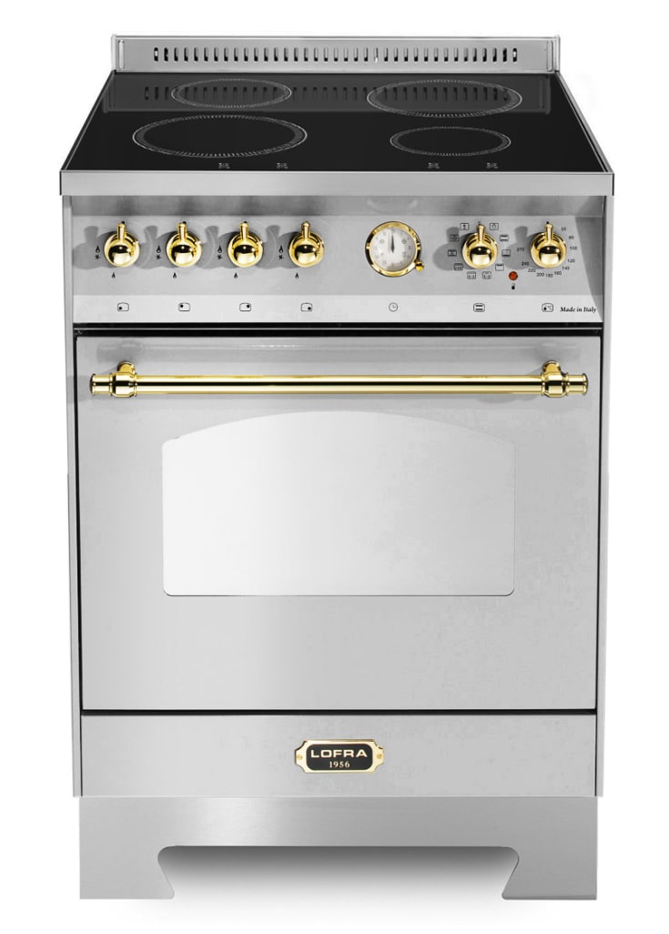 Range cooker - Dolce Vita 60 cm (1 oven) (Stainless/Brassed) Induction