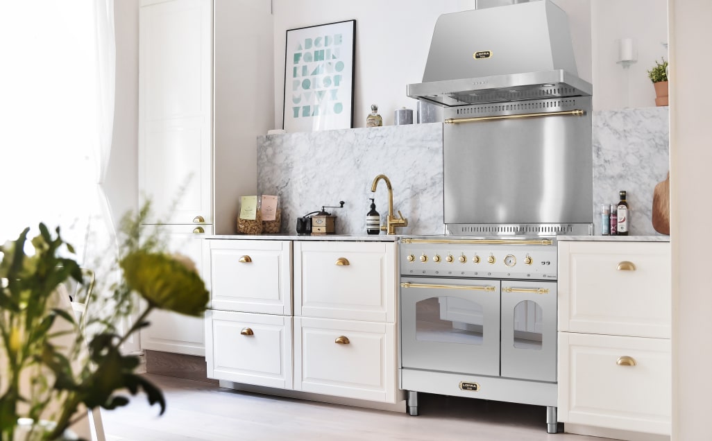 Lofra Piano de cuisson - Dolce Vita 90 cm (2 fours) (Induction) Acier Inoxydable